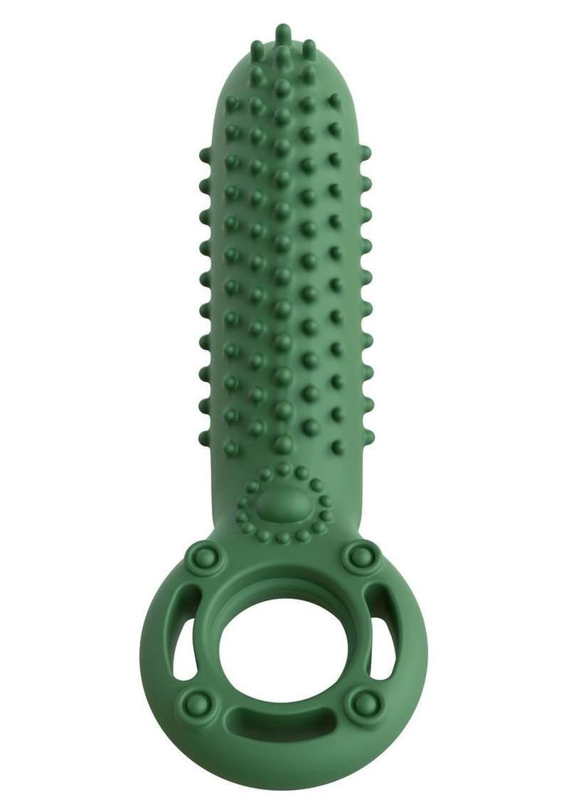 Screaming O OYeah Rechargeable Silicone Cock Ring - Green