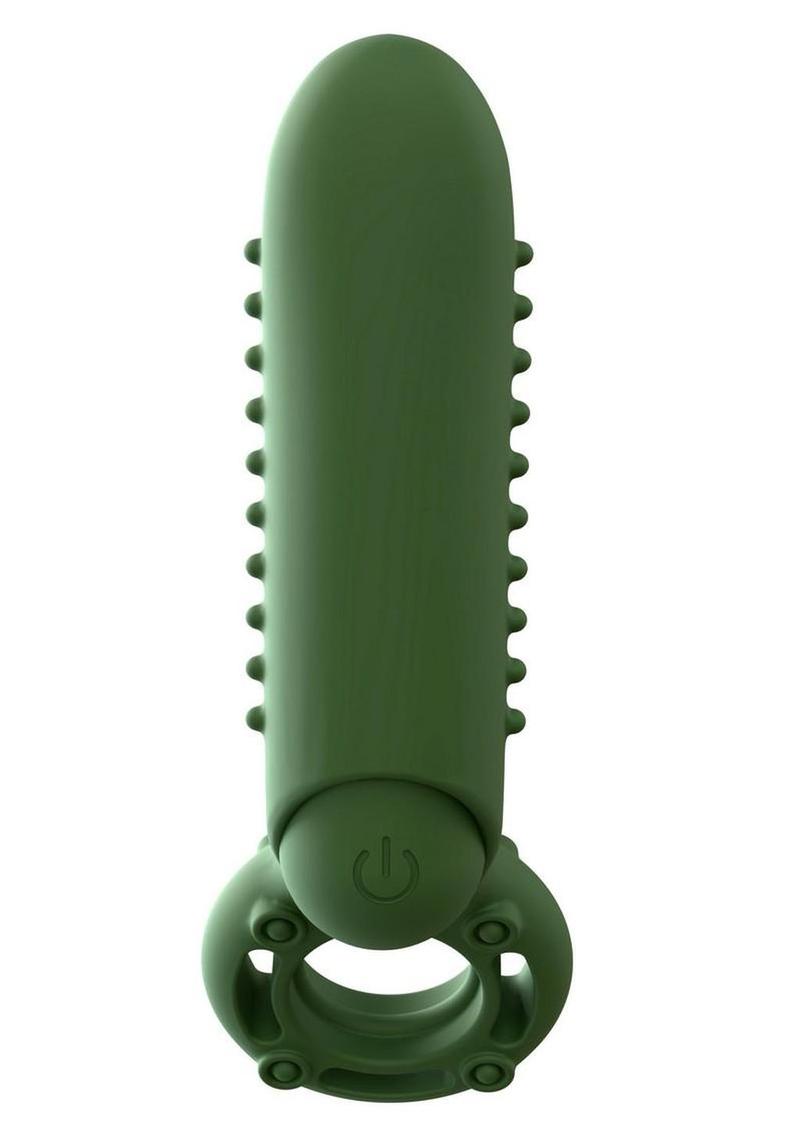Screaming O OYeah Rechargeable Silicone Cock Ring - Green