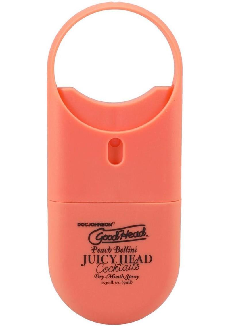 GoodHead Juicy Head Cocktails Dry Mouth Spray To-Go .30oz - Peach Bellini