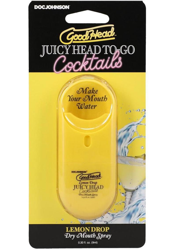 GoodHead Juicy Head Cocktails Dry Mouth Spray To-Go .30oz - Lemon Drop