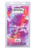 Crystal Jellies Realistic Dildo with Balls 7in - Teal