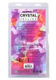 Crystal Jellies Realistic Dildo with Balls 8in - Teal