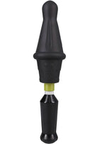 Fort Troff Robo Rammer Rotating Beaded Rechargeable Silicone Anal Probe with Remote Control - Black