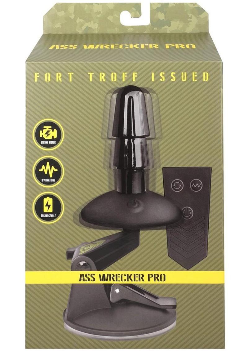 Fort Troff Ass Wrecker Pro Rechargeable Vac-U-Lock Accessory with Wireless Remote - Black