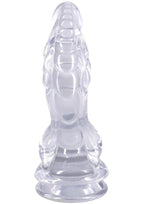Crystal Jellies Mythical Invader Dildo - Clear