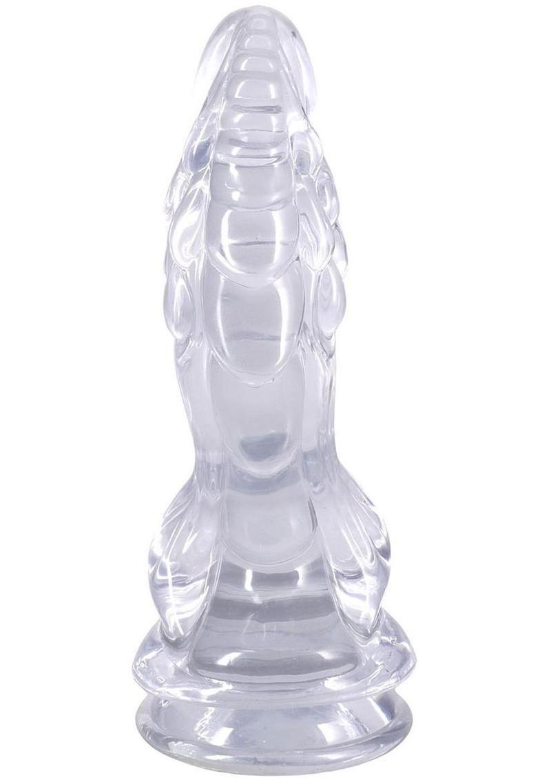 Crystal Jellies Mythical Invader Dildo - Clear