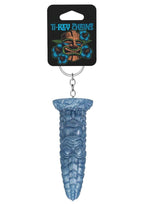 Polynesian Ti-Key Chains Wai Lealea Water Idol - Blue
