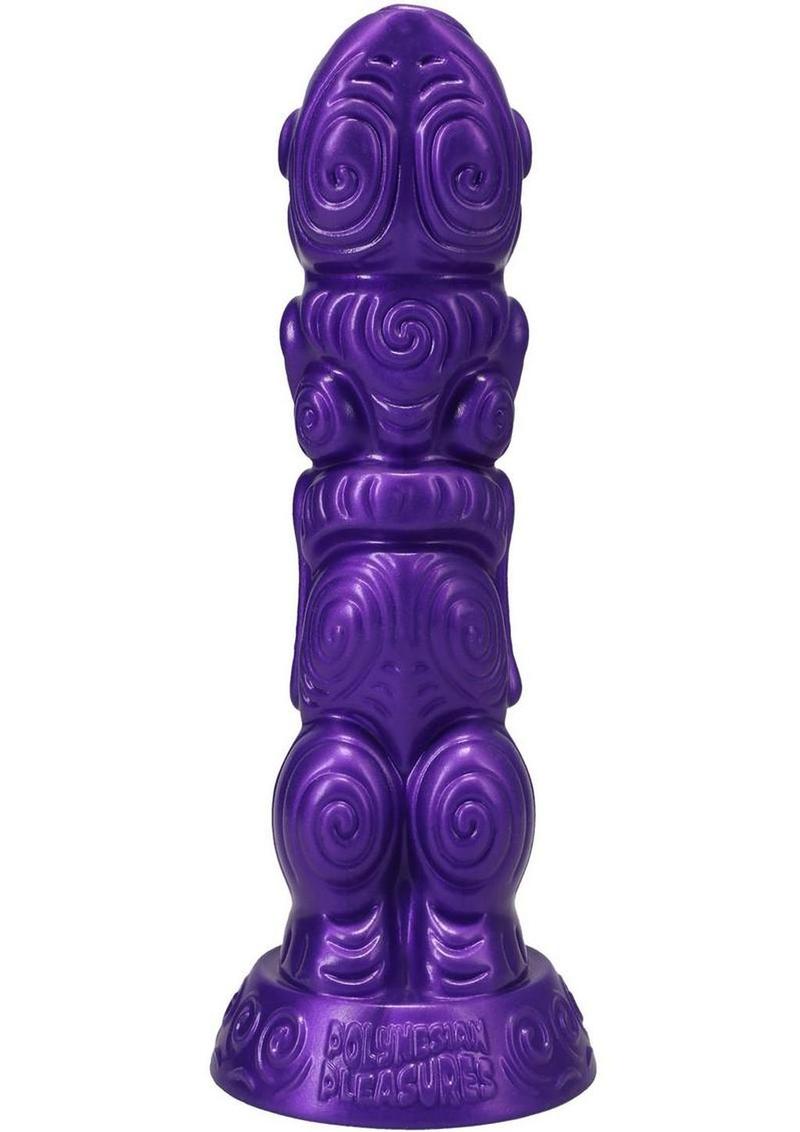 Polynesian Pleasure Idols Silicone Uhane Ino Spirit Idol Dildo - Purple