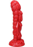 Polynesian Pleasure Idols Silicone Ula' Make Fire Idol Dildo - Red