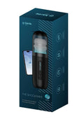 Kaotik Labs The Shockwave App Control Rechargeable Masturbator - Black/Blue