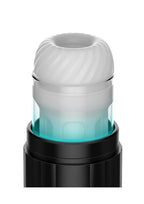 Kaotik Labs The Shockwave App Control Rechargeable Masturbator - Black/Blue