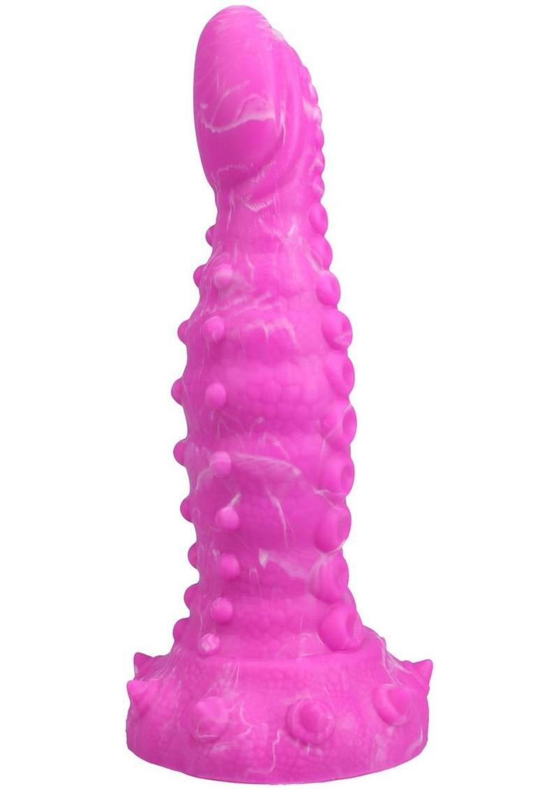 Vac-U-Lock Fantasy Fuckers Tentacle Travel Silicone Dildo - Pink