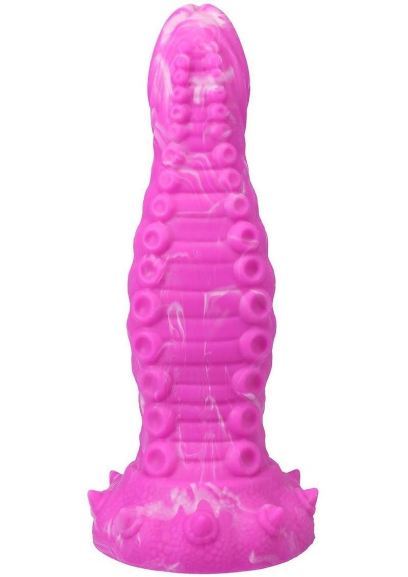 Vac-U-Lock Fantasy Fuckers Tentacle Travel Silicone Dildo - Pink