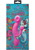 Polynesian Pleasures Into The C Seapuss Rechargeable Silicone Rabbit Vibrator with Clitoral Stimulator - Purple