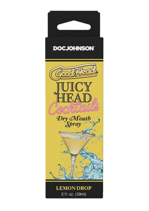 GoodHead Juicy Head Cocktails Dry Mouth Spray Boxed 2oz - Lemon Drop