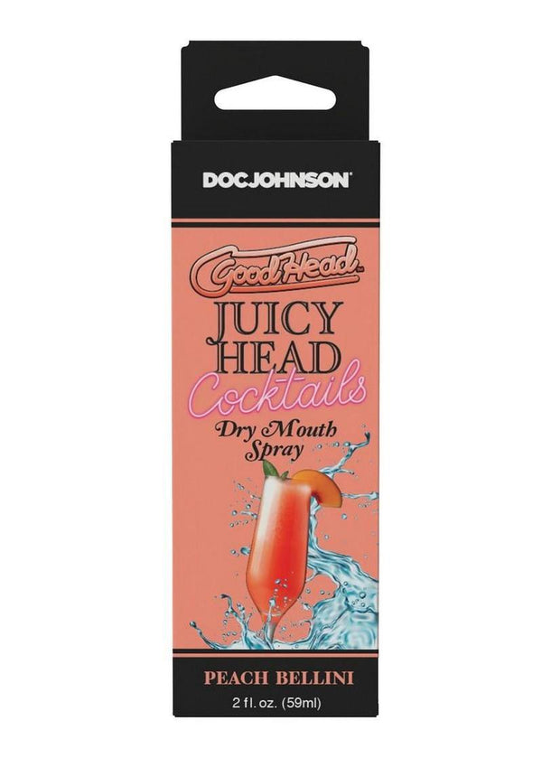 GoodHead Juicy Head Cocktails Dry Mouth Spray 2oz - Peach Bellini