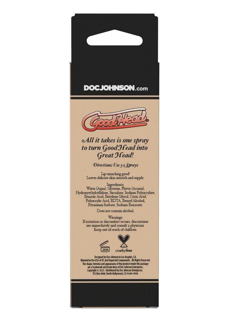 GoodHead Juicy Head Cocktails Dry Mouth Spray Boxed 2oz - Strawberries & Champagne