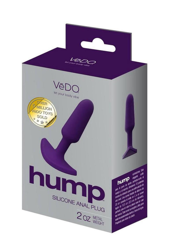 VeDo Hump Silicone Anal Plug 4.25in - Purple