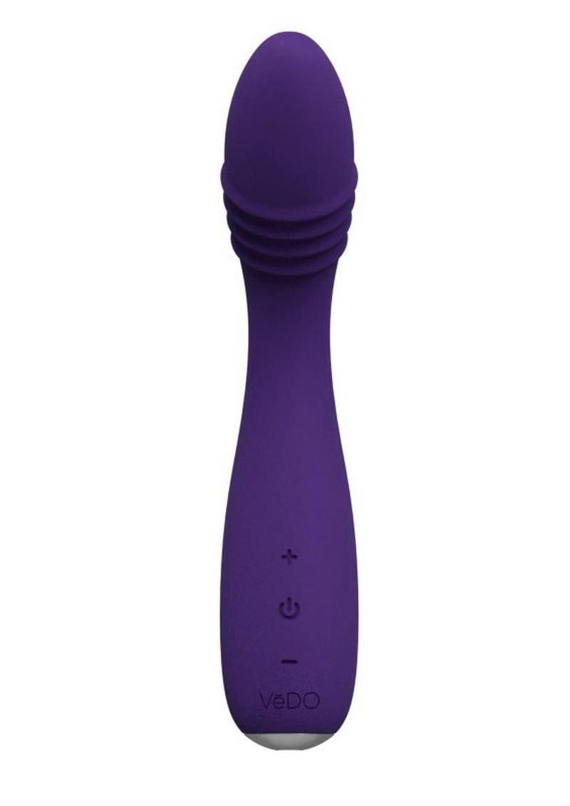 VeDo OHNI Rechargeable Silicone G-Spot Thrusting Vibrator - Purple