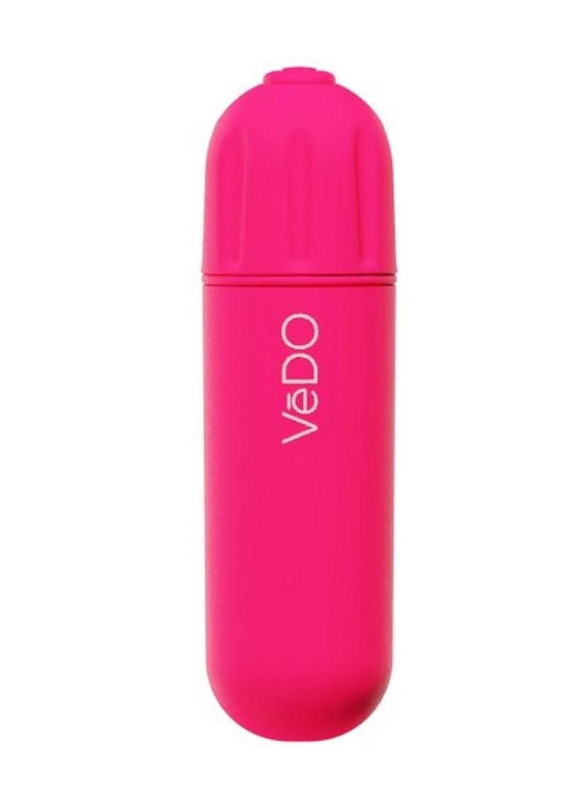 VeDo Nitro Rechargeable Silicone Bullet Vibrator 3.25in - Pink