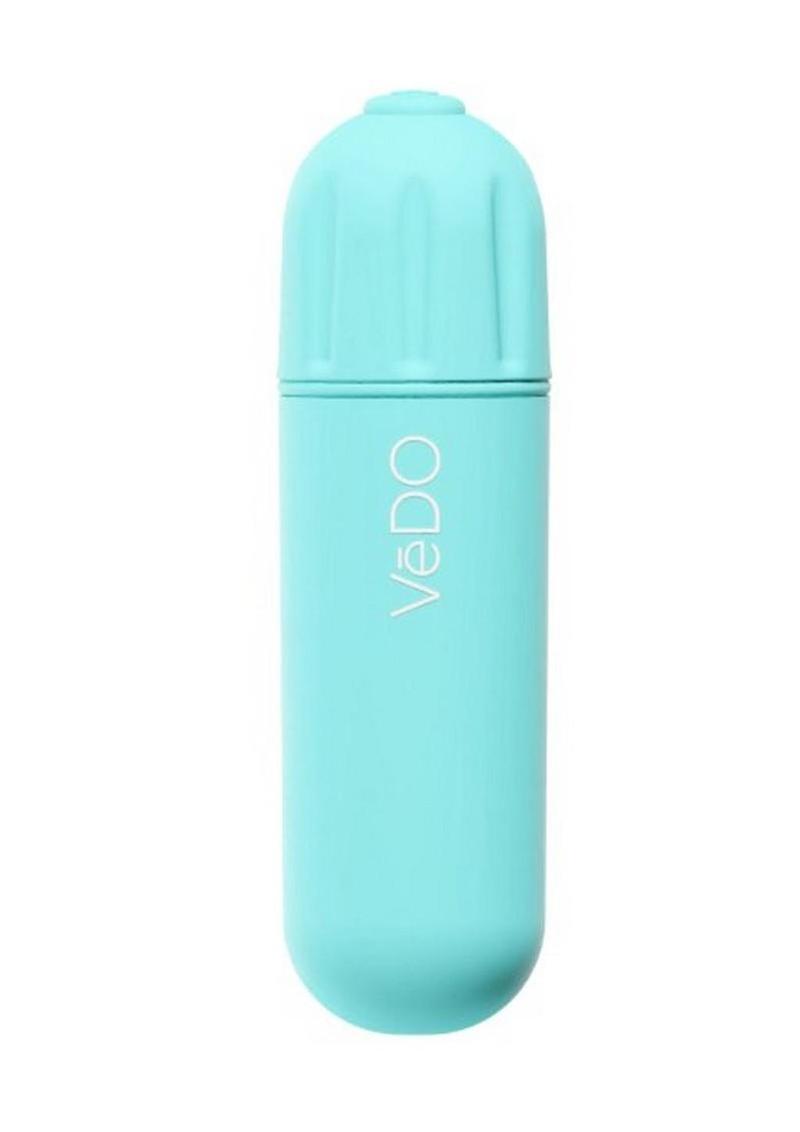 VeDo Nitro Rechargeable Silicone Bullet Vibrator 3.25in - Turquoise