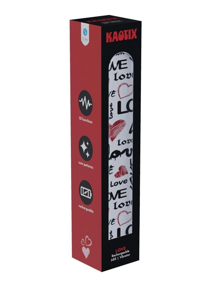 S-Line Kaotix Love Rechargeable Vibrator - White