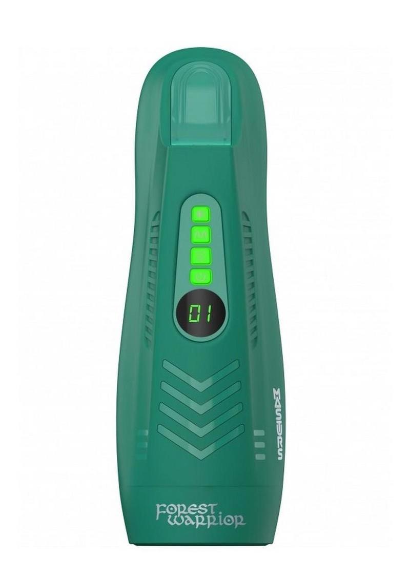 Masturs Ayla Forest Warrior Rechargeable Multi Function Masturbator - Green