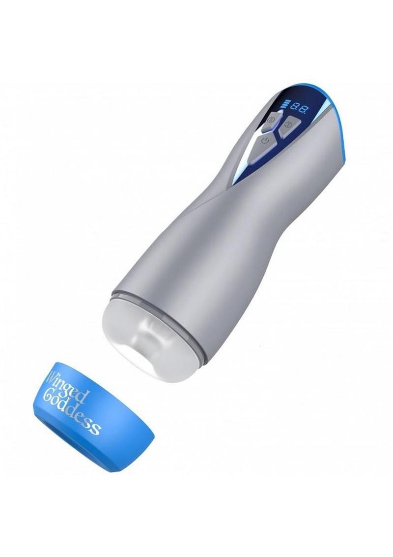 Masturs Eloa Winged Goddess Rechargeable Multi Function Masturbator - Gray