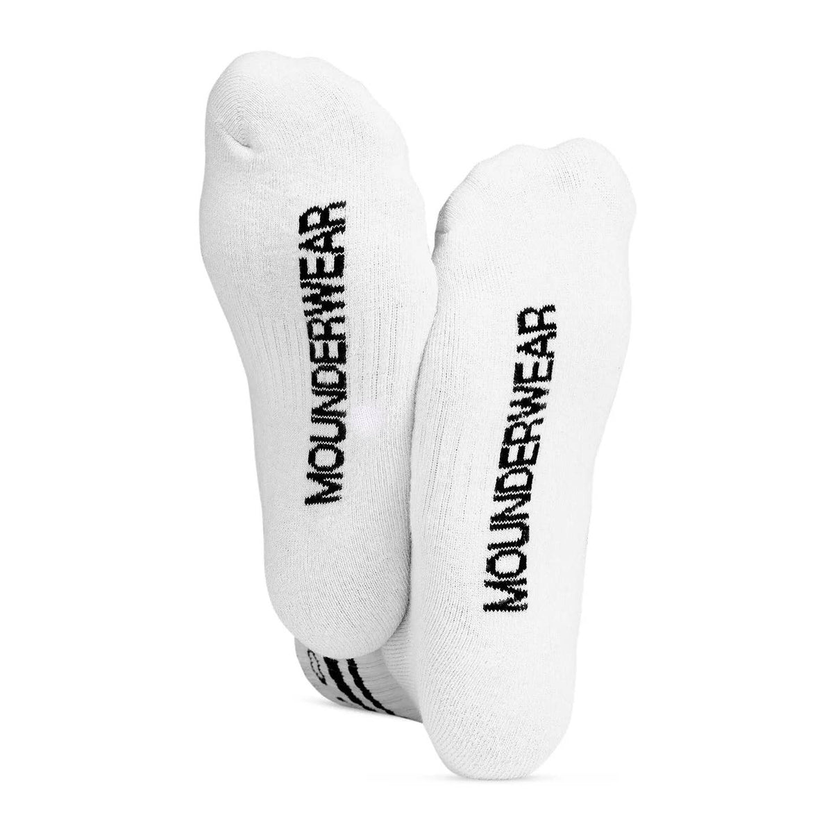 Mounderwear Stripe Athletic Crew Socks Black