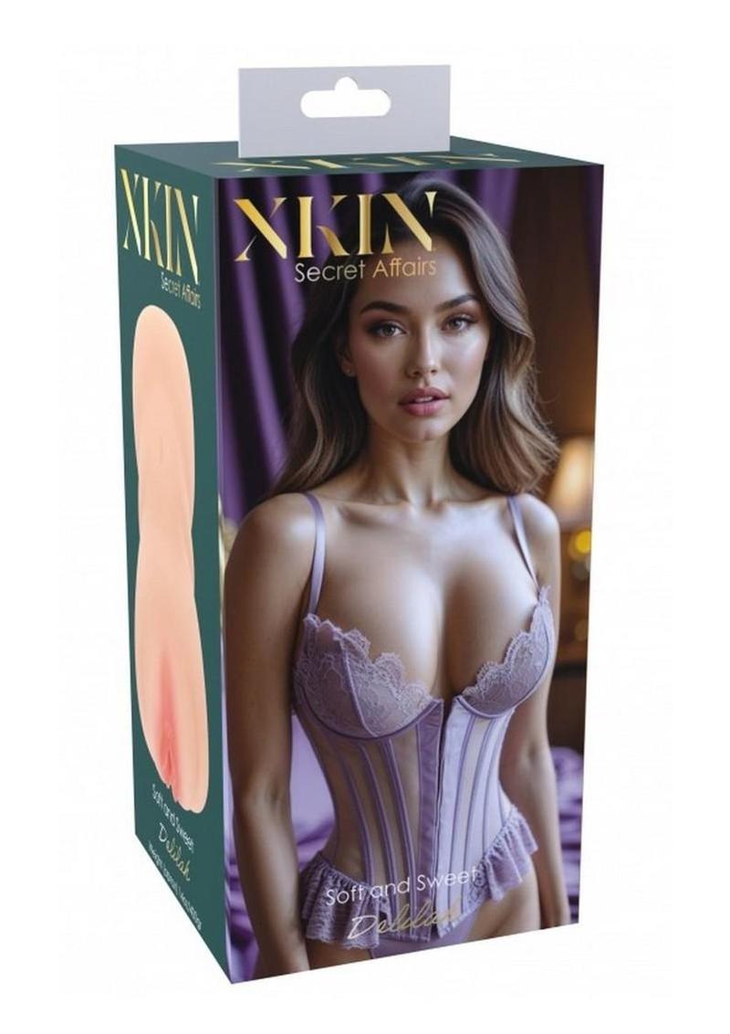 XKIN Secret Affairs Delilah Large Masturbator - Pussy - Vanilla
