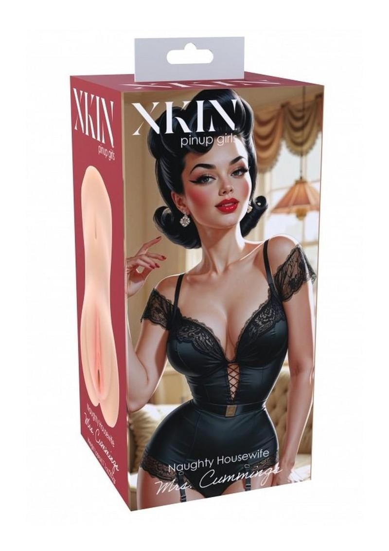XKIN Pinup Mrs Cummings Medium Masturbator - Pussy - Vanilla