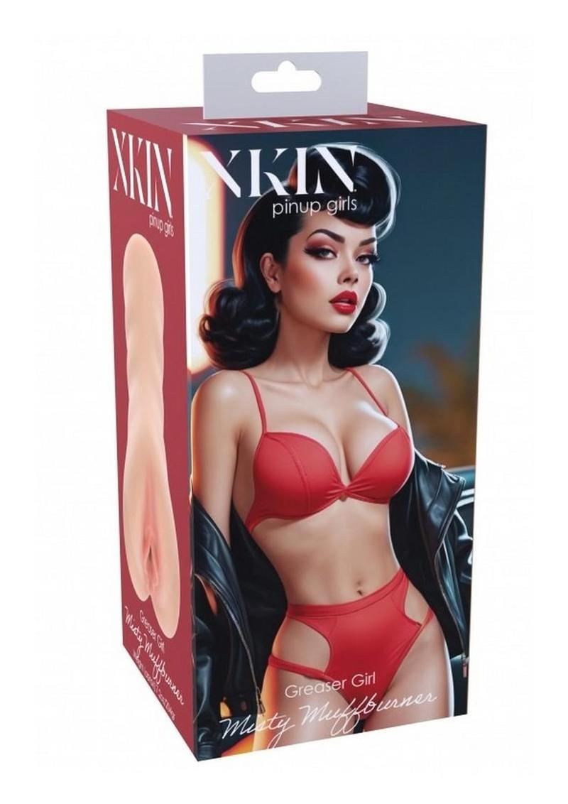 XKIN Pinup Misty Muffburner Medium Masturbator - Pussy - Vanilla