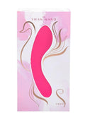 The Swan Wand Rechargeable Silicone Vibrator - Pink