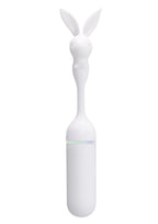 Playboy Lucky Charm Rechargeable Light Up Mini Vibrator - White