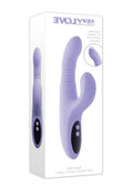 Pep Talk Rechargeable Silicone Rabbit Vibrator - Purple