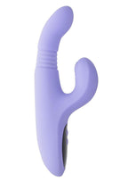 Pep Talk Rechargeable Silicone Rabbit Vibrator - Purple