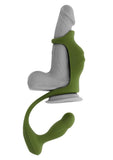 Zero Tolerance Prostate Power Pack Rechargeable Silicone Anal Vibrator with Remote Control - Green