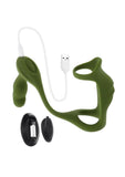 Zero Tolerance Prostate Power Pack Rechargeable Silicone Anal Vibrator with Remote Control - Green