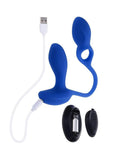Gender X Back for More Rechargeable Silicone Wearable Prostate Vibrator with Remote Control - Blue
