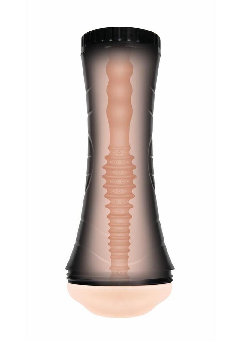 Zolo Stroke Off Deep Throat BJ Stroker - Vanilla/Black