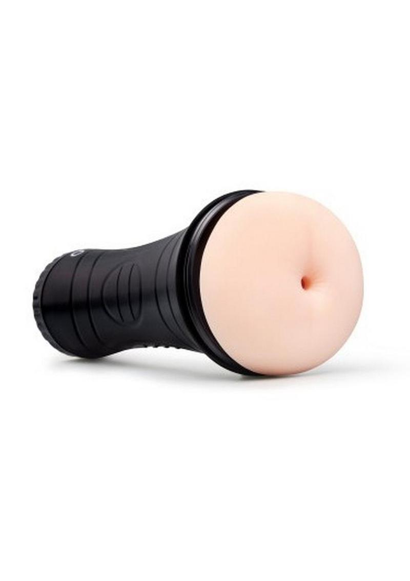 Zolo Stroke Off Backdoor Action Stroker - Vanilla/Black