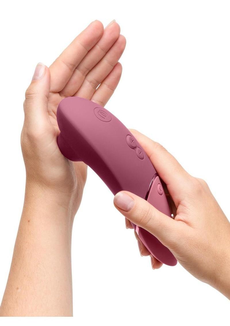 Womanizer Next Rechargeable Silicone 3D Pleasure Air Clitoral Stimulator - Dusky Pink