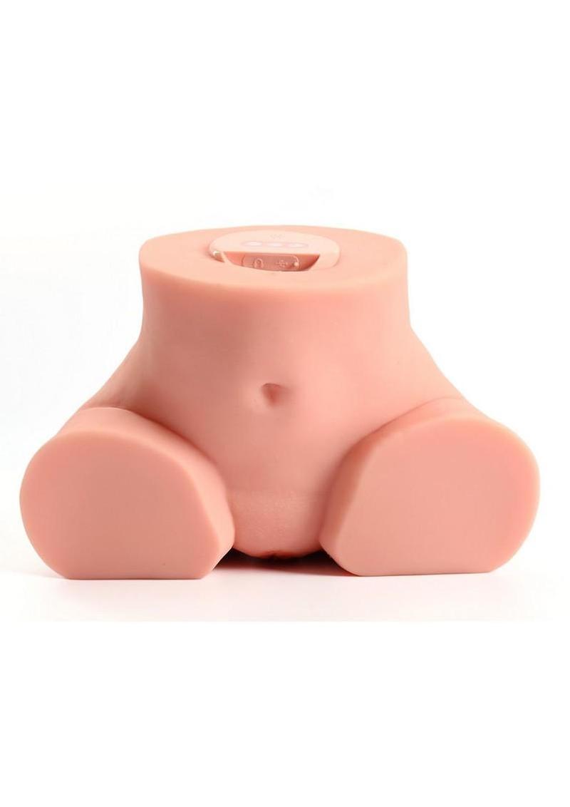 Stroker Kings Ultimate Booty Vibrating Pussy and Ass Masturbator with Remote - Vanilla