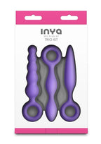 INYA Trio Silicone Anal Plug Kit (3 Piece) - Purple