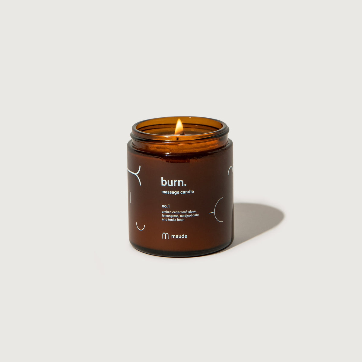 Skin-softening Massage Candle by Maude #1 4 oz.