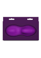 Grinders Tremor App Controlled Rechargeable Silicone Vibrating Dual Motor Pad - Purple