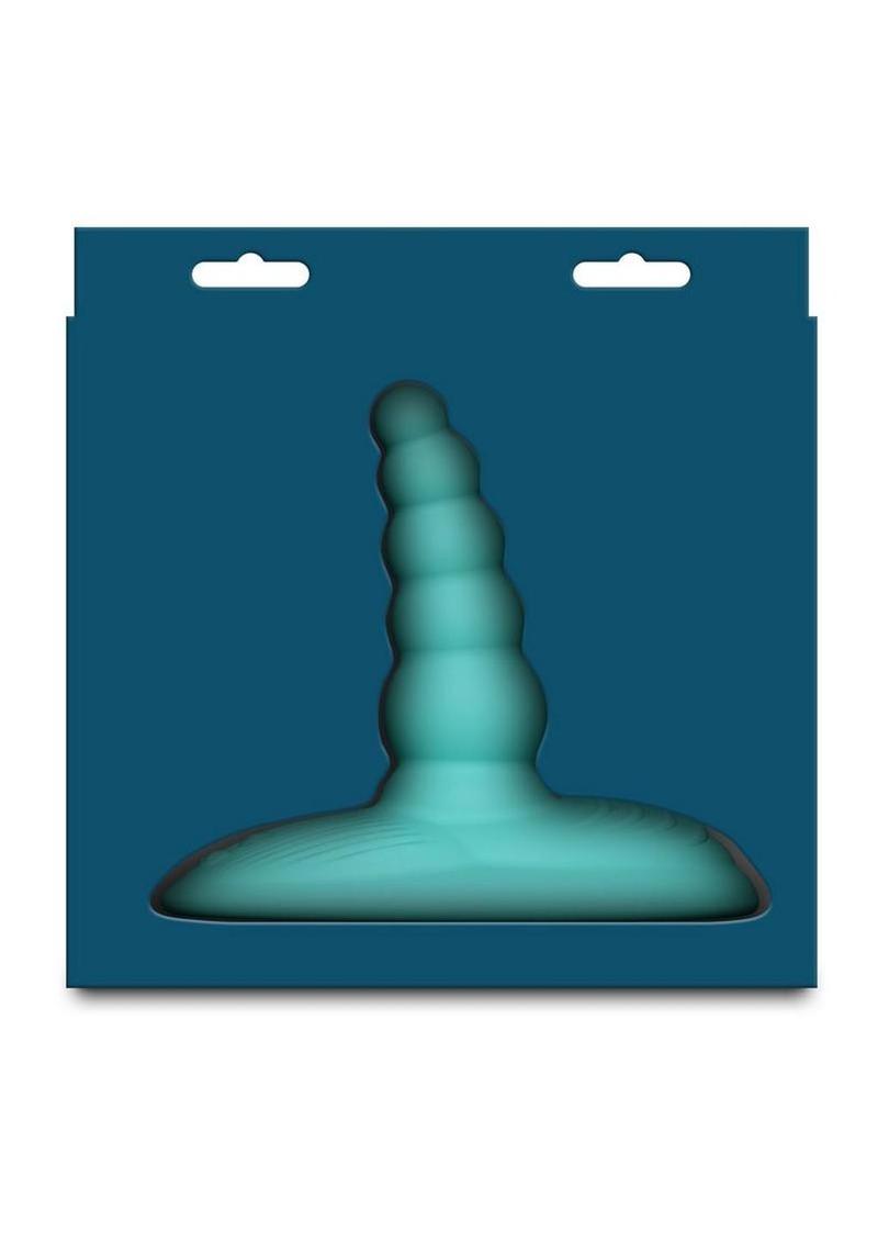Grinders Sublime App Controlled Rechargeable Silicone Vibrating Dual Motor Beaded Pad - Aqua