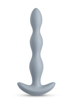 Renegade Vantage Rechargeable Silicone Vibrating Beads 6.5in - Grey