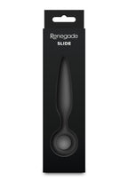 Renegade Slide Silicone Tapered Anal Plug - Black