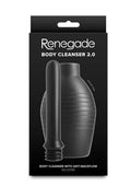 Renegade Body Cleanser 2.0 Silicone Enema - Black